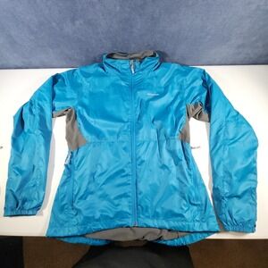 Patagonia Blue Full Zip Windbreaker Jacket Womens Size Small